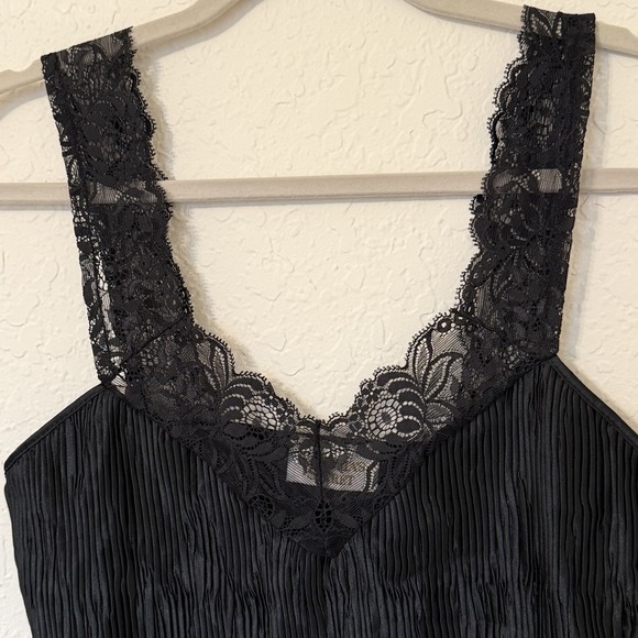 Vintage Y2K Victorias Secret Tank Top Pleated Whimsigoth Fairy Grunge Romantic - Picture 2 of 9